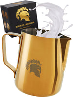 Barista Legends® Milchkännchen Gold Edelstahl 350 ml