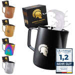 Barista Legends® Milchkännchen Schwarz Edelstahl 350 ml