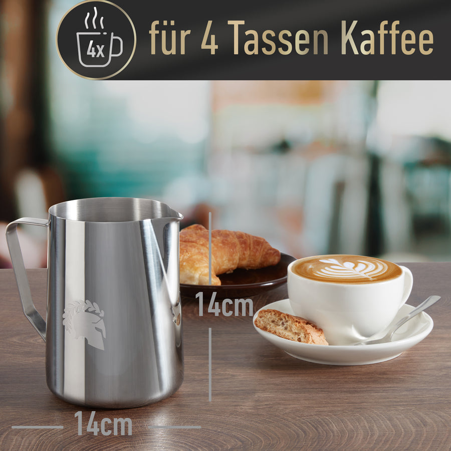 Die Tülle bestimmt die Linie
