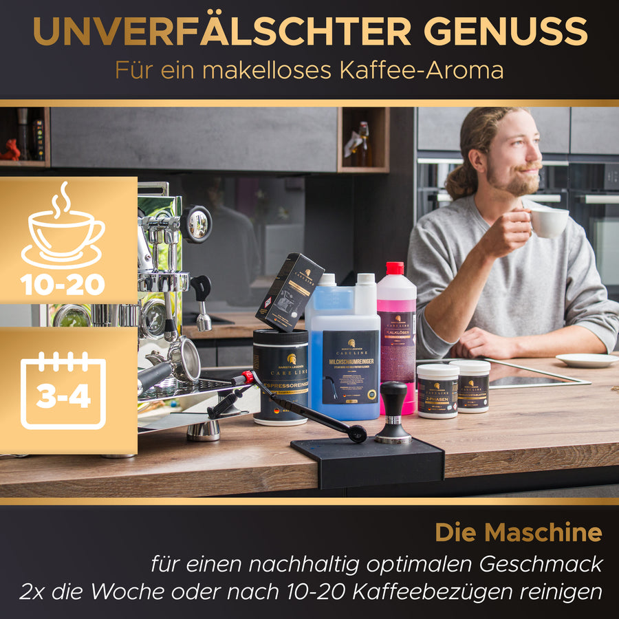 Die Bürste kommt in die Ecken
